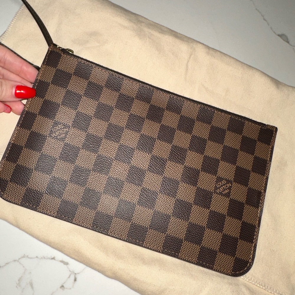 Authentic LV never full pouch